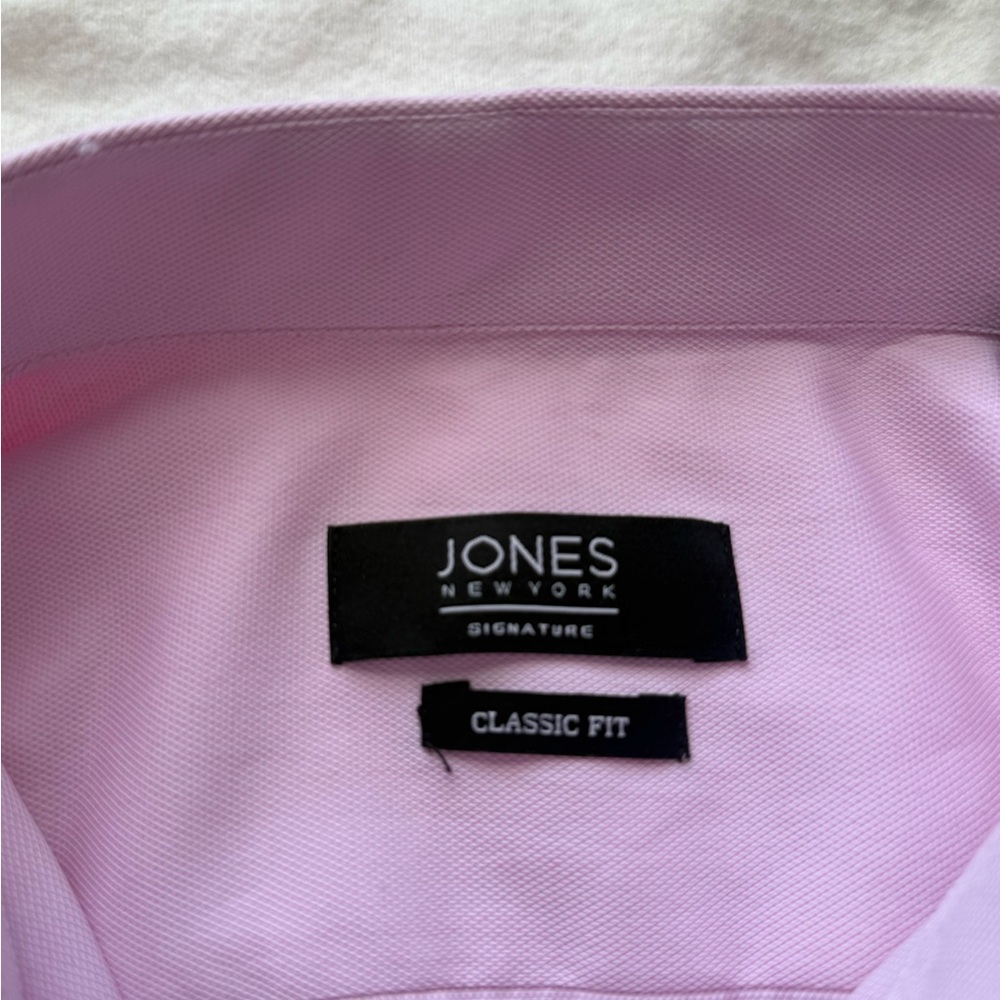 Jones New York Light Pink Dress Shirt - Picture 4 of 6